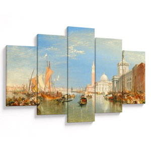 Obraz - Joseph Mallord William Turner, Venice the Dogana and San Giorgio Maggiore, reprodukce (V025286V150105)