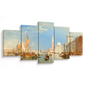 Obraz - Joseph Mallord William Turner, Venice the Dogana and San Giorgio Maggiore, reprodukce (V025286V150805PCS)