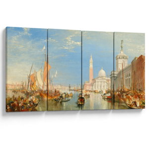 Obraz - Joseph Mallord William Turner, Venice the Dogana and San Giorgio Maggiore, reprodukce (V025286V16080)