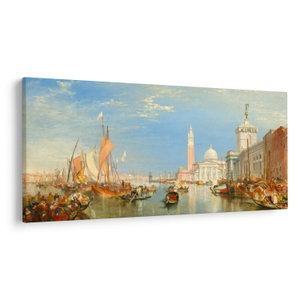 Obraz - Joseph Mallord William Turner, Venice the Dogana and San Giorgio Maggiore, reprodukce (V025286V200100)