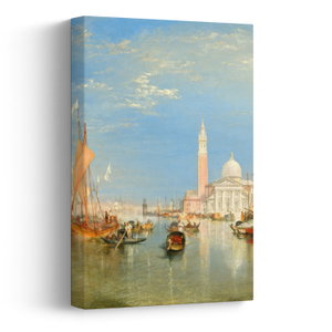 Obraz - Joseph Mallord William Turner, Venice the Dogana and San Giorgio Maggiore, reprodukce (V025286V2030)