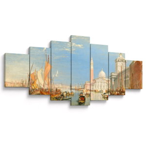 Obraz - Joseph Mallord William Turner, Venice the Dogana and San Giorgio Maggiore, reprodukce (V025286V210100)