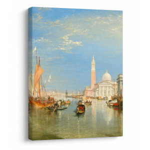 Obraz - Joseph Mallord William Turner, Venice the Dogana and San Giorgio Maggiore, reprodukce (V025286V3040)