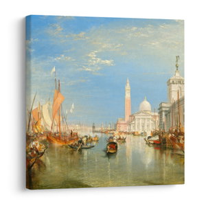 Obraz - Joseph Mallord William Turner, Venice the Dogana and San Giorgio Maggiore, reprodukce (V025286V4040)