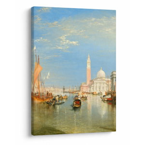 Obraz - Joseph Mallord William Turner, Venice the Dogana and San Giorgio Maggiore, reprodukce (V025286V5070)