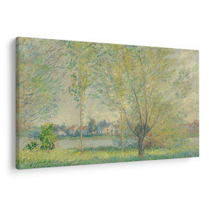 Bild auf Leinwand - Claude Monet, The Willows, Reproduktionen