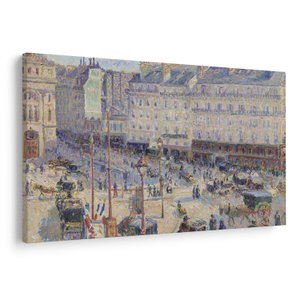 Tablou - Camille Pissarro, The Place du Havre, reproducere (V025304V12080)