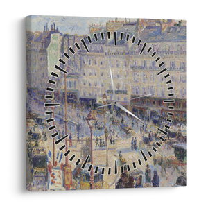 Tablou - Camille Pissarro, The Place du Havre, reproducere (cu ceas) (V025304V3030C)