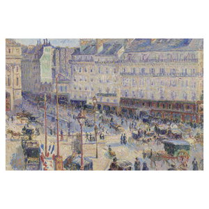 Tablou - Camille Pissarro, The Place du Havre, reproducere (6)