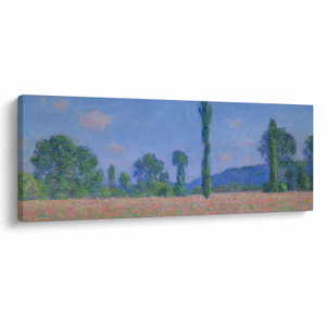 Bild auf Leinwand - Claude Monet, Poppy Field (Giverny), Reproduktionen