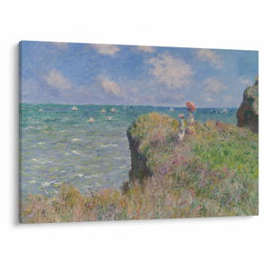 Obraz - Claude Monet, Cliff Walk at Pourville, reprodukce (V025318V10070)