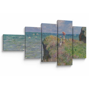Obraz - Claude Monet, Cliff Walk at Pourville, reprodukce (V025318V11060)