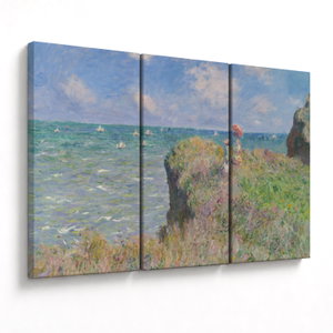 Obraz - Claude Monet, Cliff Walk at Pourville, reprodukce (V025318V120803PCS)