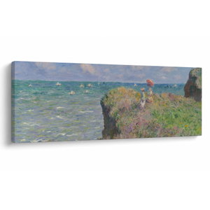 Obraz - Claude Monet, Cliff Walk at Pourville, reprodukce (V025318V14558)