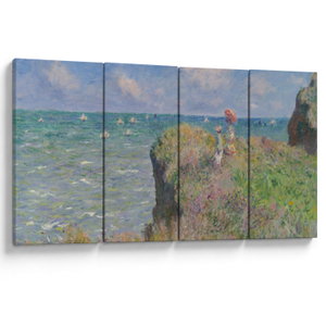 Obraz - Claude Monet, Cliff Walk at Pourville, reprodukce (V025318V16080)
