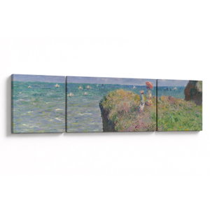 Obraz - Claude Monet, Cliff Walk at Pourville, reprodukce (V025318V17050)