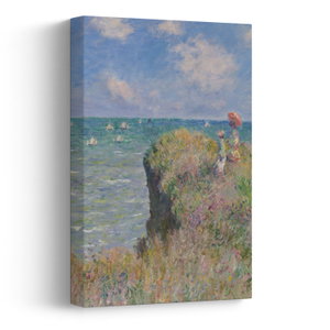 Obraz - Claude Monet, Cliff Walk at Pourville, reprodukce (V025318V2030)