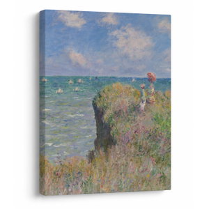Obraz - Claude Monet, Cliff Walk at Pourville, reprodukce (V025318V3040)