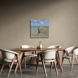 Obraz - Claude Monet, Cliff Walk at Pourville, reprodukce (3)