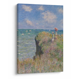 Obraz - Claude Monet, Cliff Walk at Pourville, reprodukce (V025318V5070)