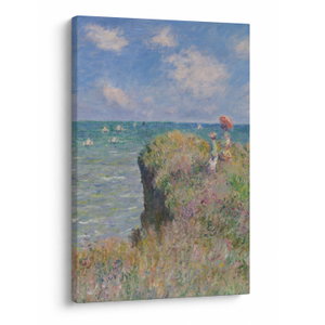 Obraz - Claude Monet, Cliff Walk at Pourville, reprodukce (V025318V6090)