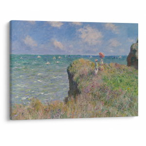 Obraz - Claude Monet, Cliff Walk at Pourville, reprodukce (V025318V7050)
