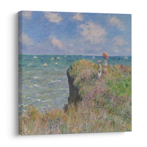 Obraz - Claude Monet, Cliff Walk at Pourville, reprodukce (V025318V7070)