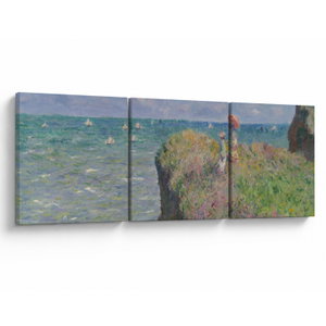 Obraz - Claude Monet, Cliff Walk at Pourville, reprodukce (V025318V9030)