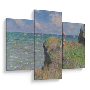 Obraz - Claude Monet, Cliff Walk at Pourville, reprodukce (V025318V90603PCS)