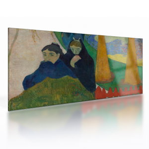 Glasschilderij - Paul Gauguin, Arlésiennes (Mistral) , reproducties (V025320V10050GD)