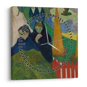 Obraz - Paul Gauguin, Arlésiennes (Mistral), reprodukce (s hodinami) (V025320V3030C)