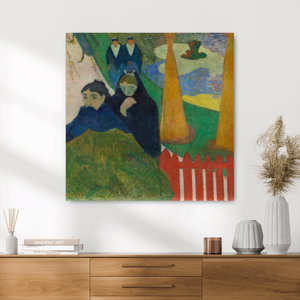Glasschilderij - Paul Gauguin, Arlésiennes (Mistral) , reproducties (4)