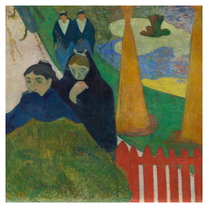 Glasschilderij - Paul Gauguin, Arlésiennes (Mistral) , reproducties (5)