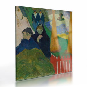 Glasschilderij - Paul Gauguin, Arlésiennes (Mistral) , reproducties (V025320V3030GD)