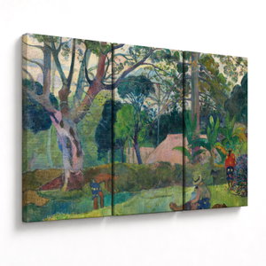 Schilderij - Paul Gauguin, Te raau rahi (The Big Tree), reproducties (V025322V120803PCS)