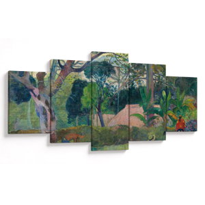 Schilderij - Paul Gauguin, Te raau rahi (The Big Tree), reproducties (V025322V150805PCS)