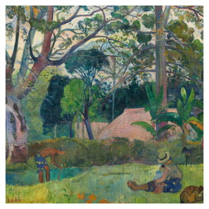 Schilderij - Paul Gauguin, Te raau rahi (The Big Tree), reproducties (6)