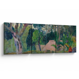 Schilderij - Paul Gauguin, Te raau rahi (The Big Tree), reproducties (V025322V9030)
