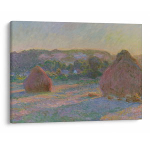 Bild auf Leinwand - Claude Monet, Stacks of Wheat (End of Summer) , Reproduktionen