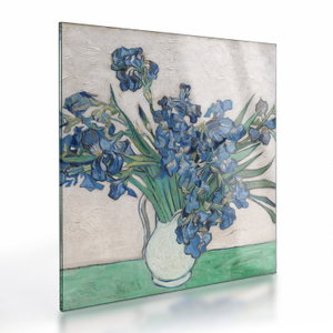 Skleněný obraz - Vincent van Gogh, Irises, reprodukce (V025329V3030GD)