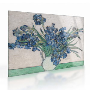 Skleněný obraz - Vincent van Gogh, Irises, reprodukce (V025329V7050GD)