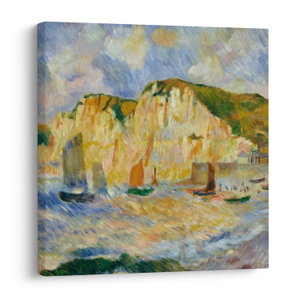 Obraz - Auguste Renoir, Sea and Cliffs, reprodukce