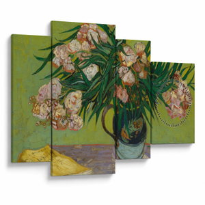 Obraz - Vincent van Gogh, Oleanders, reprodukce (s hodinami) (V025335V11075C)