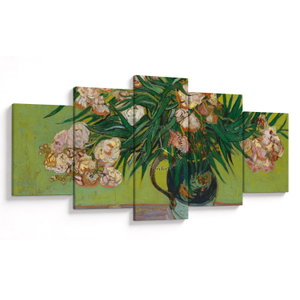 Obraz - Vincent van Gogh, Oleanders, reprodukce (s hodinami) (V025335V15080C)