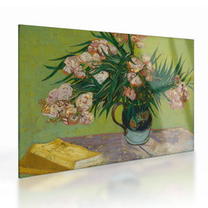 Skleněný obraz - Vincent van Gogh, Oleanders, reprodukce (V025335V7050GD)