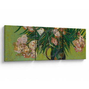 Obraz - Vincent van Gogh, Oleanders, reprodukce (s hodinami) (V025335V9030C)