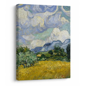 Obraz - Vincent van Gogh, Wheat Field with Cypresses, reprodukce (V025338V3040)