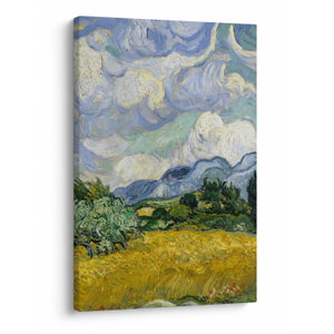 Obraz - Vincent van Gogh, Wheat Field with Cypresses, reprodukce (V025338V6090)