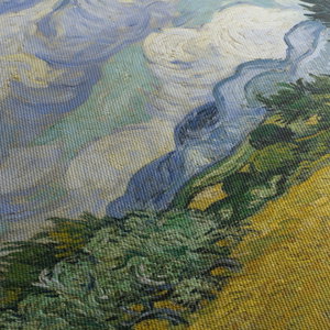 Obraz - Vincent van Gogh, Wheat Field with Cypresses, reprodukce (5)