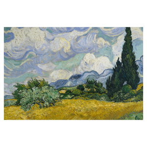 Obraz - Vincent van Gogh, Wheat Field with Cypresses, reprodukce (6)